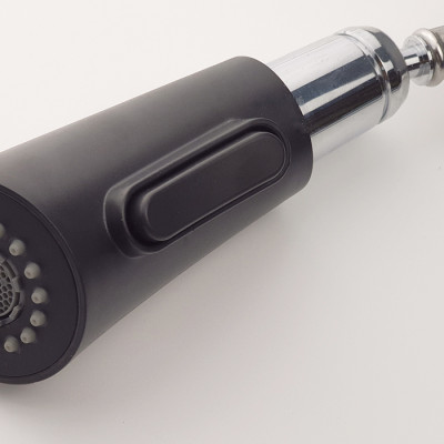 Vòi rửa chén nóng lạnh, dây kéo 2 chế độ Eurolife EL-KM07 (Trắng bạc)