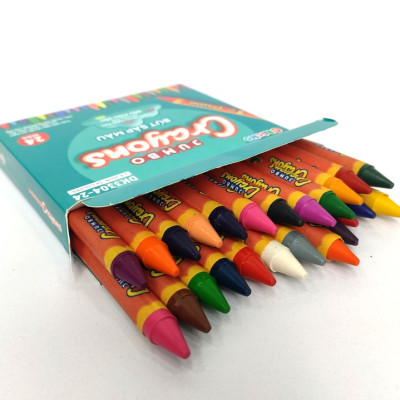 Bút Sáp Màu Chicko Jumbo Crayons - 24 Màu - DK3304-24