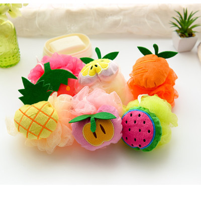 Bộ 3 Bông Tắm Hình Trái Cây Hàn Quốc Xinh Xắn - PaKaSa ( Giao mẫu ngẫu nhiên)