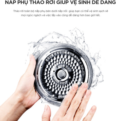 Nồi Cơm Điện Tử Áp Suất Cao Tần Mini 0.5L CRP-EHS0309F/WHGOVNCV- Bản Quốc Tế - Hàng chính hãng Cuckoovina