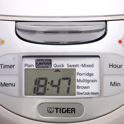 Nồi Cơm Điện Tử Tiger JAX-S10W - 1L - Hàng Chính Hãng