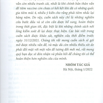 Một Số Vấn Pháp Lý Về Hộ Chiếu Vaccine (Sách chuyên khảo)