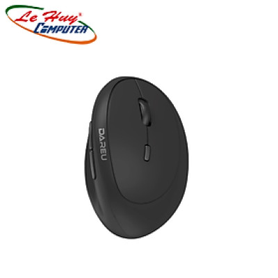 Chuột Không Dây Công Thái Học Dare-U LM158D - Đen/Hồng/Trắng/Xanh | Dual Mode: Wired + 2.4G - Hàng Chính Hãng