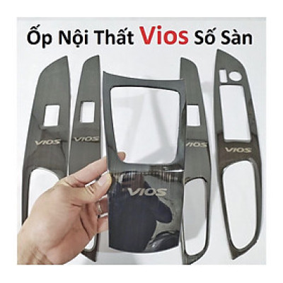 Ốp trang trí nội thất TOYOTA VIOS 2019-2020-2021 số sàn bộ 5 chi tiết