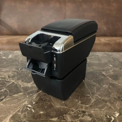 Hộp tỳ tay ô tô dành cho xe Suzuki Ertiga tích hợp 7 cổng USB - Mã: DUSB-ETG2019