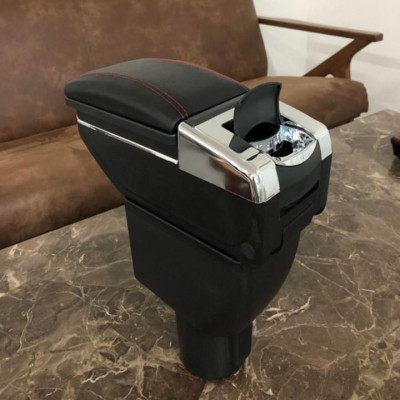 Hộp tỳ tay ô tô Hyundai Getz cao cấp JDZX-GTZ: Mầu Đen