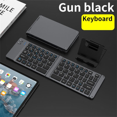 Bàn phím mini Gấp gọn không dây Z200 kết nối bluetooth 5.2 + 3.0 + Usb wireless 2.4g hàng nhập khẩu