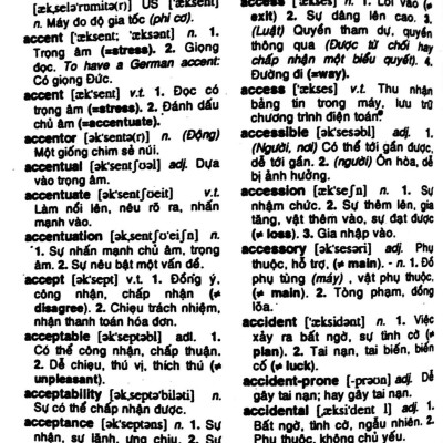 Từ Điển Anh - Việt