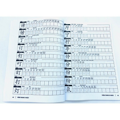 Combo Luyện Viết Chữ Hán Tập 1+2