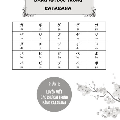 Tập Viết Tiếng Nhật Bảng Chữ Cái Katakana