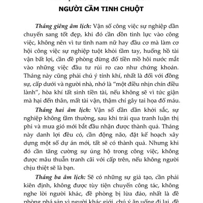 Tìm Hiểu Tính Cách Con Người Qua Năm Sinh Tuổi Tý