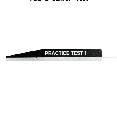 TOEFL Junior - 10 Practice Tests (Kèm CD)