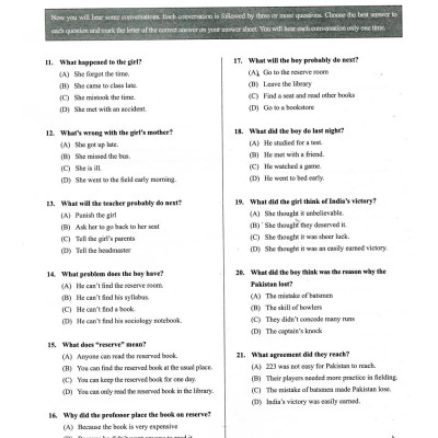 TOEFL Junior - 10 Practice Tests (Kèm CD)