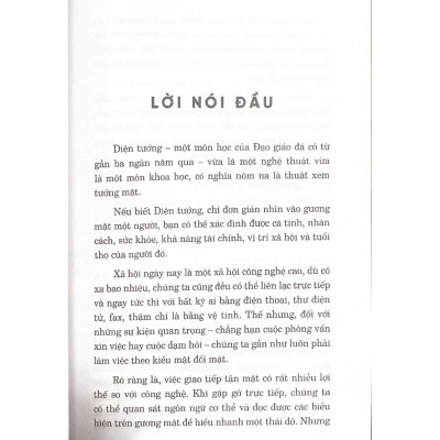 Thuật Diện Tướng - Vanlangbooks