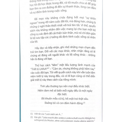 Triết Lý LMAA - Cảm Ơn, Nhưng Không Phải Hôm Nay ! - Vanlangbooks