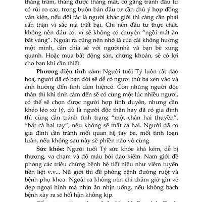 Tìm Hiểu Tính Cách Con Người Qua Năm Sinh Tuổi Tý
