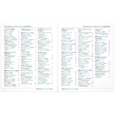 DK Trilingual Visual Dictionary – Japanese-Vietnamese-English