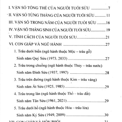Tìm Hiểu Tính Cách Con Người Qua Năm Sinh Tuổi Sửu