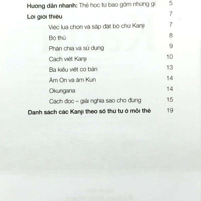 Sách - Bộ Thẻ Học Tiếng Nhật Hiệu Quả Kanji