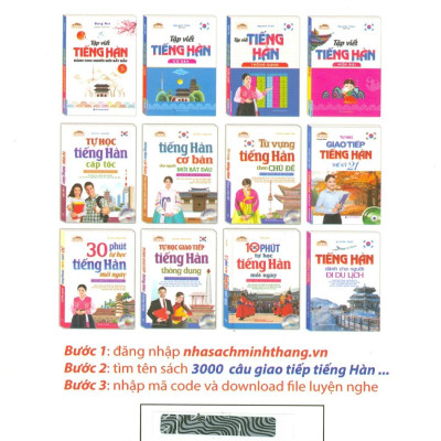 3000 Câu Giao Tiếp Tiếng Hàn Theo Chủ Đề (Sách Bản Quyền)