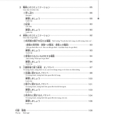 Tiếng Nhật Chuyên Ngành Điều Dưỡng Dành Cho Người Mới Bắt Đầu - Kiến Thức Đời Sống Và Giao Tiếp