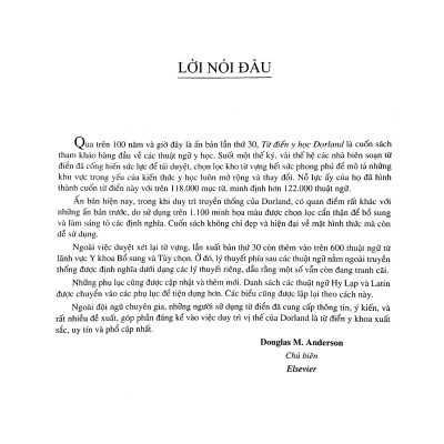 Từ Điển Y Học Dorland Anh - Việt