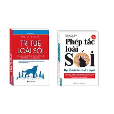 Sách - Wolf Team - Trí Tuệ Loài Sói + Phép Tắc Loài Sói - Đạo Lý Sinh Tồn Của Kẻ Mạnh - Minh Thắng