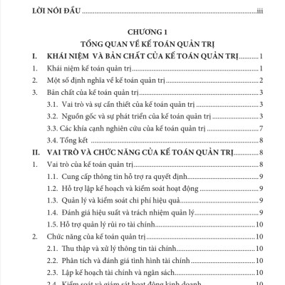 Giáo Trình Kế Toán Quản Trị