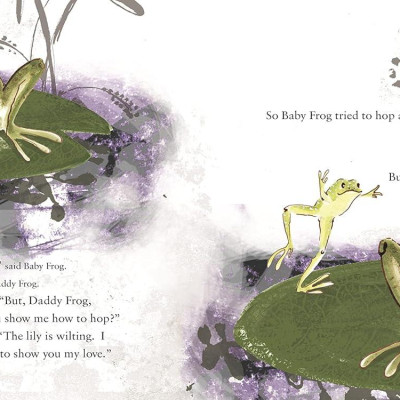 Daddy Frog And The Moon