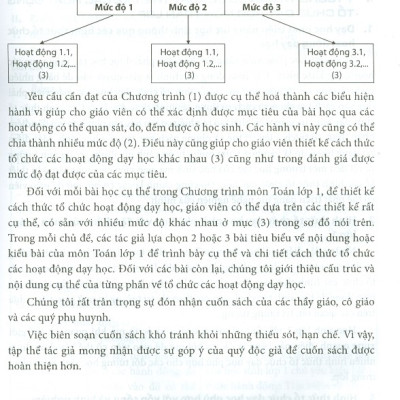 Tổ Chức Hoạt Động Dạy Học Môn Toán Lớp 1