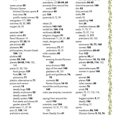 Lists For Curious Kids: 263 Fun, Fascinating And Fact-Filled Lists