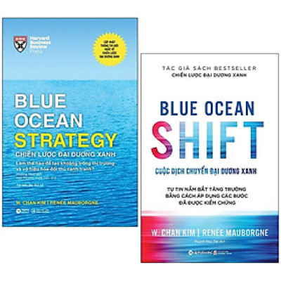 Trạm Đọc Official | Combo 2 Cuốn : Chiến Lược Đại Dương Xanh + Cuộc Dịch Chuyển Đại Dương Xanh