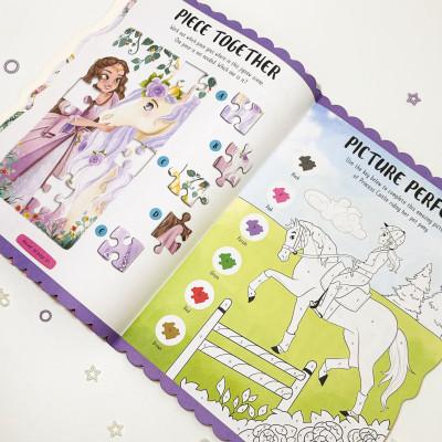 Princess Dress-Up Activity Book