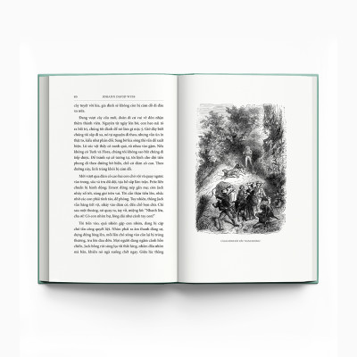 Gia Đình Robinson Thụy Sỹ - Ấn Bản Cao Cấp - Bìa Vải