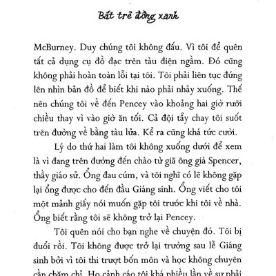 Sách - Bắt trẻ đồng xanh (Nhã Nam HCM)