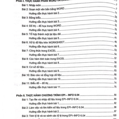 Thực Hành Tin Học Và Ứng Dụng Trong Y - Sinh Học (Dùng cho đào tạo bác sĩ y học cổ truyền)