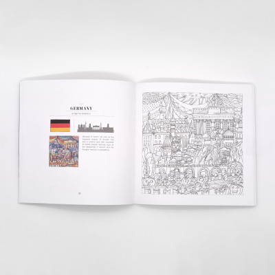 Magnificent Europe Coloring Book