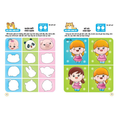 Sách - Sân Chơi Trí Tuệ Cho Trẻ 3 - 4 Tuổi - Não Trái + Não Phải - Tập 1 - Minh Thắng