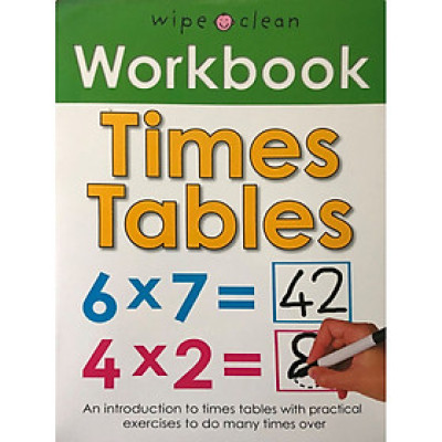 Sách tẩy xóa tiếng Anh - Wipe Clean Workbook Times Tables