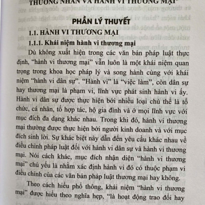 Hướng Dẫn Môn Học Luật Thương Mại ( Tập 1 ) 