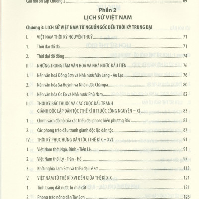 Giáo Trình Lịch Sử Đại Cương