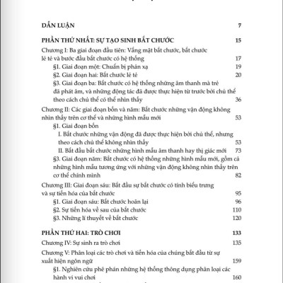 Sự hình thành biểu tượng ở trẻ em - Jean Piaget - Casa Sunshine