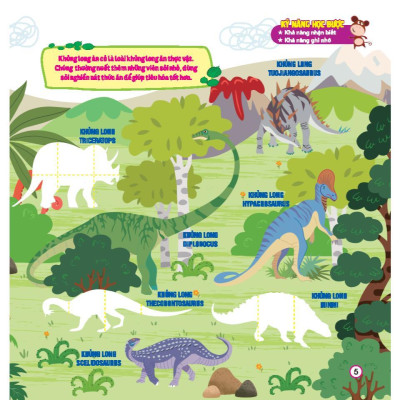 Sách - Bóc Dán Thông Minh - Công Viên Khủng Long Jura - Cho Bé 3 - 7 Tuổi - Minh Thắng