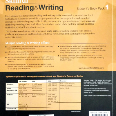 Skillful ReadingandWriting 1 : Student Book with Digibook (Asia Edition) 