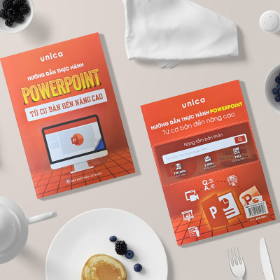 Combo 2 sách Word - Powerpoint Tin học văn phòng Unica, Hướng dẫn thực hành từ cơ bản đến nâng cao
