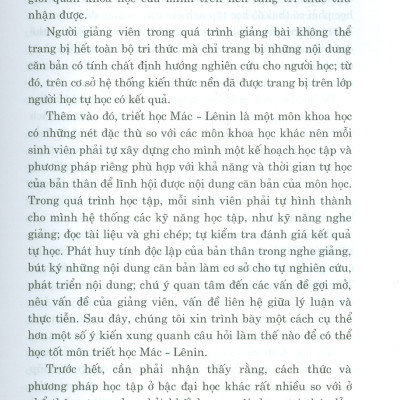Hỏi - Đáp Môn Triết Học Mác - Lênin (Dùng cho bậc đại học hệ chuyên và không chuyên lý luận chính trị)