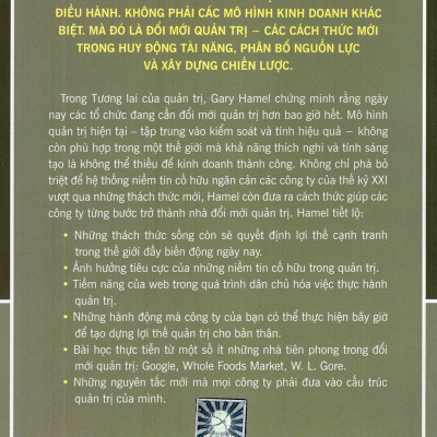 Tương lai của quản trị Tặng BookMark Romantic