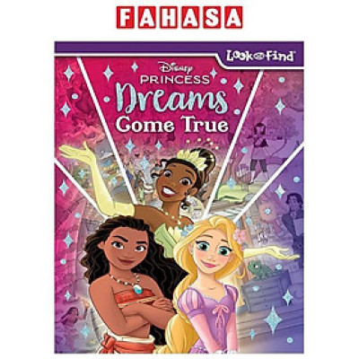 Sách ngoại văn: Look And Find - Midi Disney Princess Dreams Come True