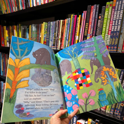 Sách - Elmer and Wilbur by David McKee - Sách ngoại văn, sách thiếu nhi tiếng Anh, bìa mềm, nhập khẩu UK