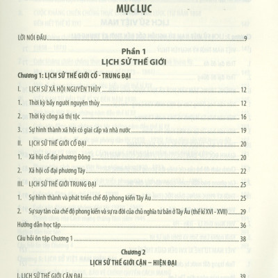 Giáo Trình Lịch Sử Đại Cương